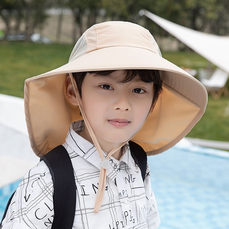 Kids Sun Hat with Neck Flap UV - огляд і ціна Fishing Equipment For Kids