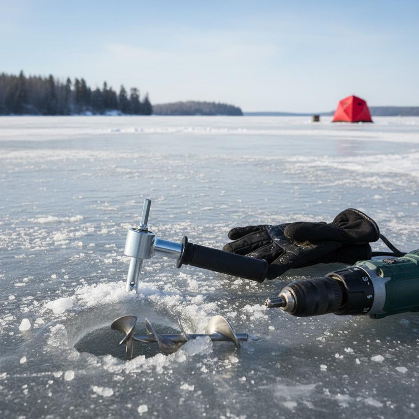 Ice Auger Drill Adapter Sturdy - огляд і ціна Fishing Equipment In