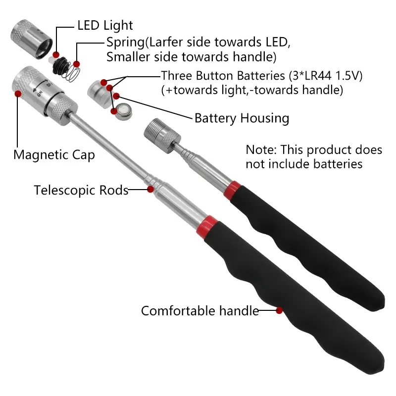 Telescopic Magnetic Pen Extend - огляд і ціна Telescopic Fishing Rod