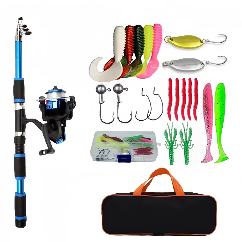 Fishing rod full set, fishing  - огляд і ціна Fishing Equipment For Kids