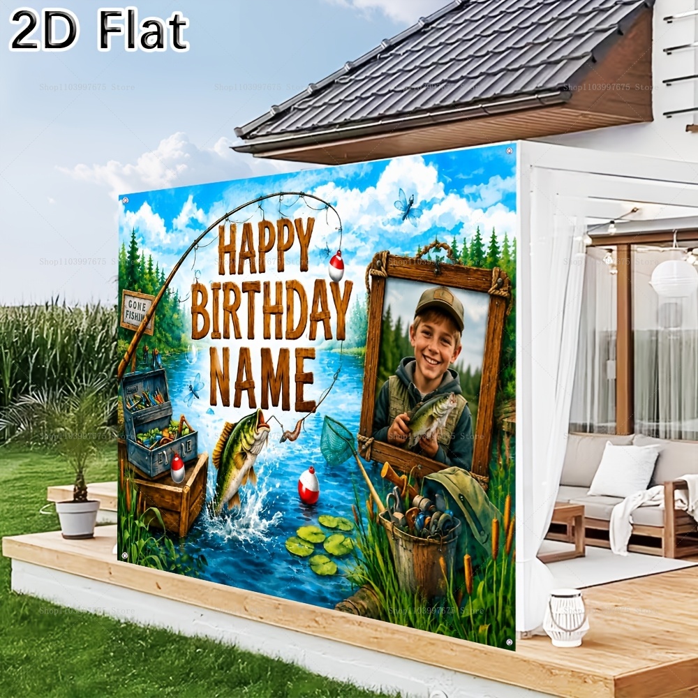 Custom Name Photo fishing-them - огляд і ціна Fishing Equipment For Kids