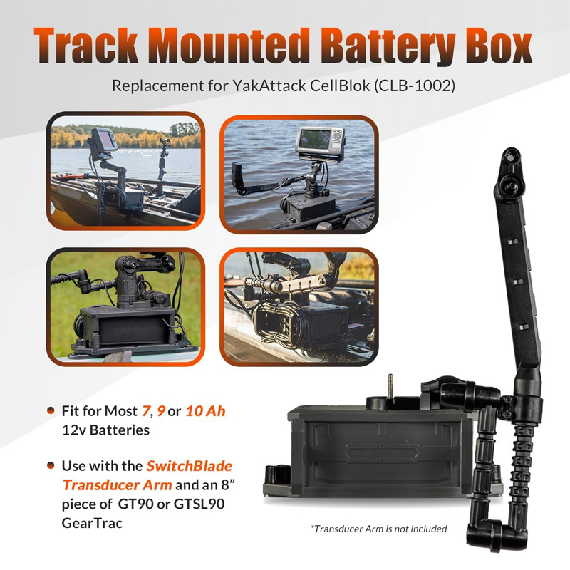 Track Mounted Battery Box for  - огляд і ціна Fish Finder