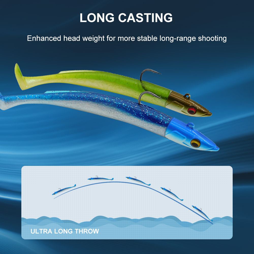 ESFISHING Soft Fishing Lure Le - огляд і ціна Soft Plastic Lure