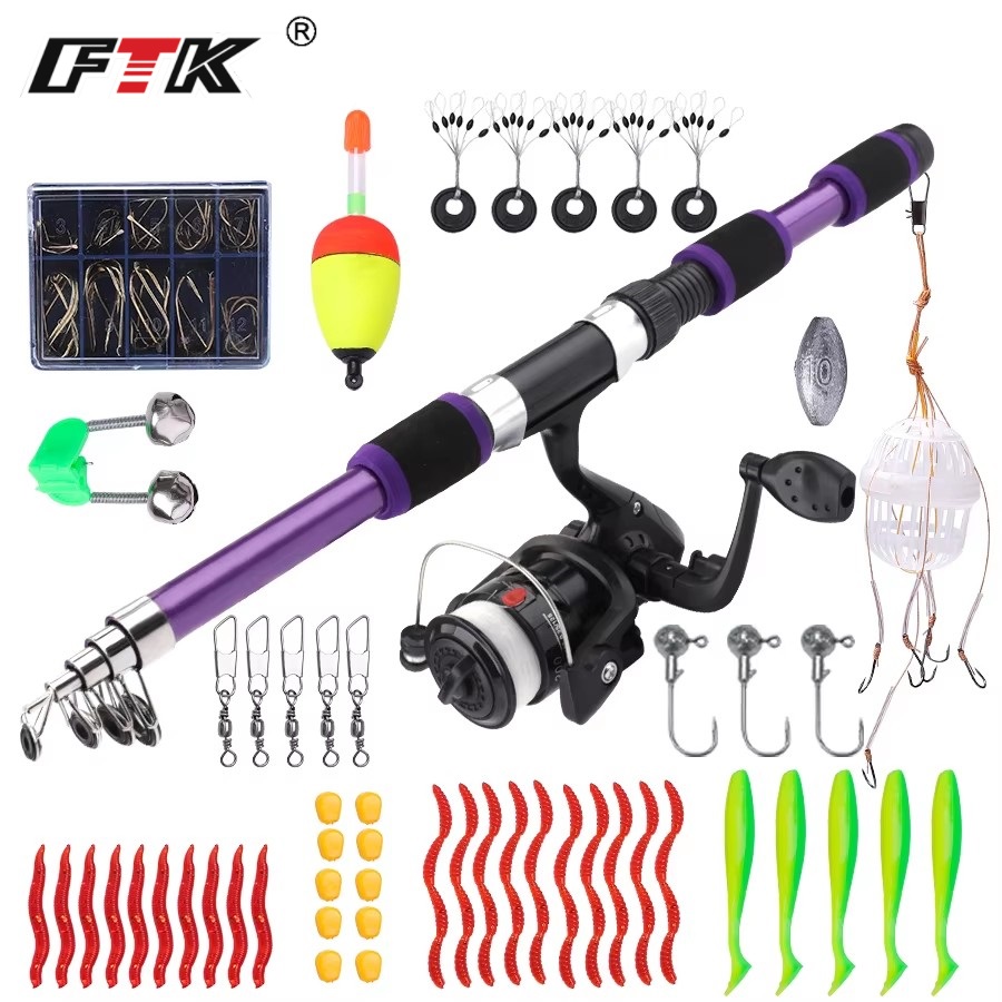 FTK 1.8M Portable Spinning Fis - огляд і ціна Fishing Equipment For Kids