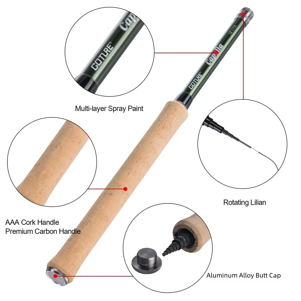 Goture 12FT Classical Tenkara  - огляд і ціна Fishing Equipment For Kids
